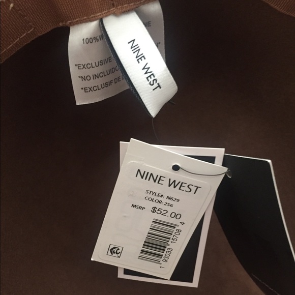 Nine West Wool Felt Raw-Cut Cloche Hat - Picture 6 of 6